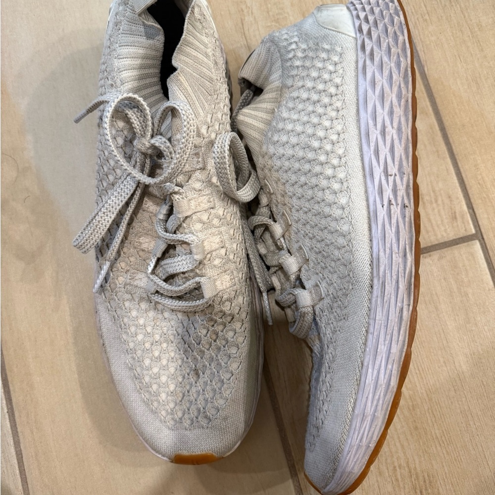 NOBULL Light Gray Knit Athletic Shoes